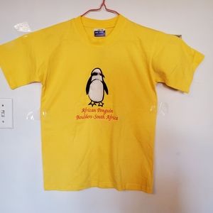 Yellow Fuzzy Penguin T Shirt